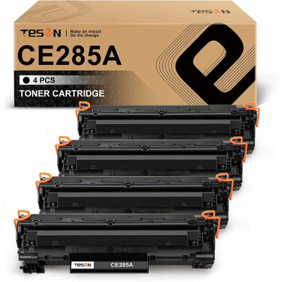 HP 85A CE285A TESEN Compatible Toner Cartridge Replacement 4 Packs